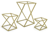 Front Of The House Matte Brass Twist Riser