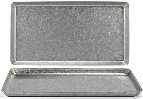 Front Of The House Mod Stainless Steel Antique Plate, 8.25 x 12.5 x 0.75 inch -- 4 per case