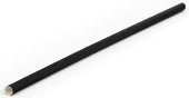Front Of The House Unwrapped Black Paper Straw, 7.74 inch -- 2400 per case.