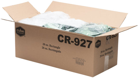 Cubeware Black Reusable Container with Vented Lid Set -- 150 set per case