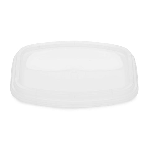 Cube Clear Overcap Raised Lid Only -- 400 per case.