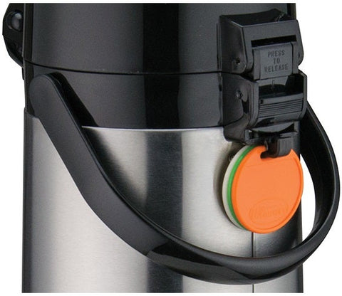 Winco Stainless Steel Lever Top Lined Airpot, 3 Liter -- 6 per case