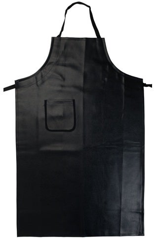 Winco Heavy Naugahyde Vinyl Apron with Pocket, 26.5 x 41.25 inch -- 24 per case