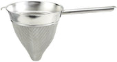 Winco Hollow Handle Stainless Steel Bouillon Strainer, 8 inch -- 6 per case