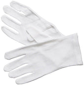 Winco White Cotton Medium Service Gloves, 6 pair per pack -- 1200 per case