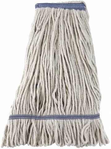 Winco White Yarn Loop End Mop Head, 24 Ounce -- 20 per case