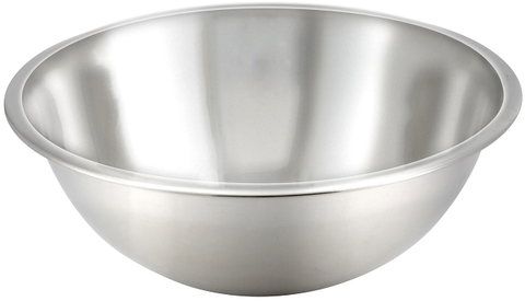 Winco Economy Stainless Steel Mixing Bowl, 30 Quart -- 12 per case