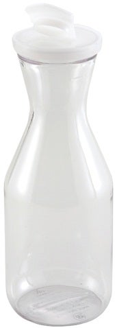 Winco Polycarbonate Decanter with Flip Top Lid, 1 Quart -- 24 per case