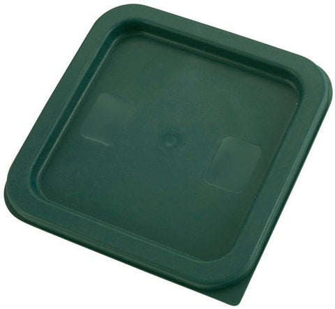 Winco Polyethylene Green Cover for Square Storage Container -- 12 per case