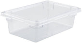 Winco Polycarbonate Clear Half Size Food Storage Box, 12 x 18 x 6 inch -- 6 per case