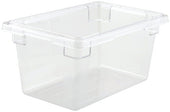 Winco Polycarbonate Clear Half Size Food Storage Box, 12 x 18 x 9 inch -- 6 per case