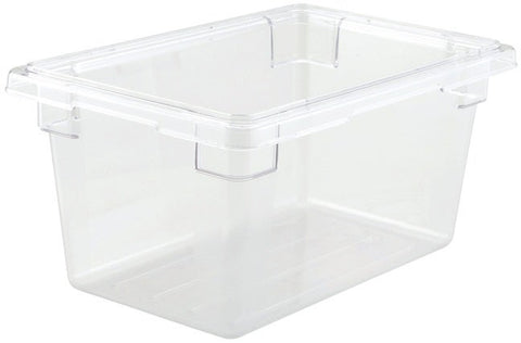 Winco Polycarbonate Clear Half Size Food Storage Box, 12 x 18 x 9 inch -- 6 per case