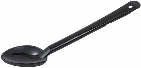 Winco Polycarbonate Black Serving Spoon, 13 inch -- 144 per case