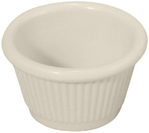 Winco Bone Fluted Ramekin, 2 Ounce -- 96 per case
