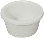 Winco White Fluted Ramekin, 2 Ounce -- 96 per case