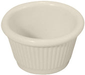 Winco Bone Fluted Ramekin, 3 Ounce -- 96 per case