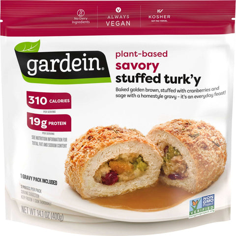 Gardein Plant Based Savory Stuffed Turk'y, 14.1 Ounce -- 8 per case