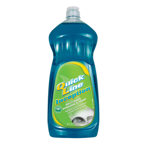 Quick Line Inception Manual Dishwashing Detergent, 38 Fluid Ounce -- 8 per case.