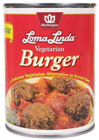 Loma Linda Vegetarian Burger, 50 Ounce -- 12 per case