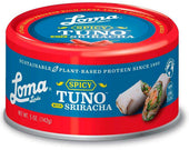 Loma Linda Plant-Based Spicy Sriracha Tuno, 5 Ounce -- 12 per case