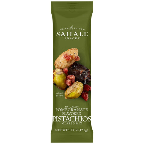 Sahale Pomegranate Pistachios Glazed Mix, 1.5 Ounce -- 108 per case.