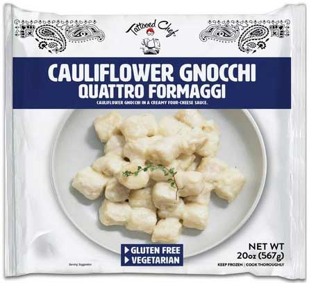 Tatooed Chef Cauliflower Gnocchi Quattro Formaggi, 20 Ounce -- 6 per case