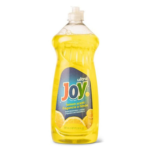 Joy Ultra Lemon Scent Dishwashing Liquid, 30 Fluid Ounce -- 10 per case