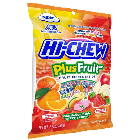 Hi Chew Plus Fruit Mix Chewy Candy - Display, 2.82 Ounce -- 6 per case