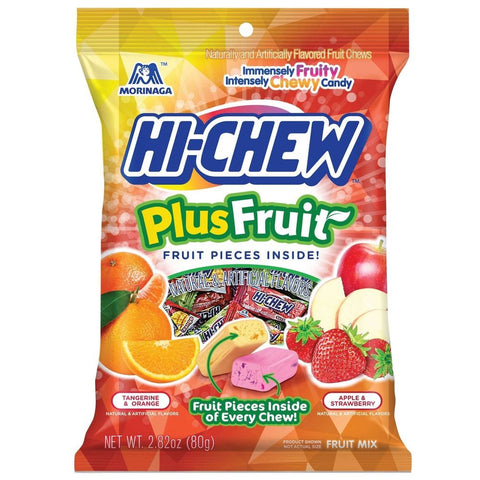 Hi Chew Plus Fruit Mix Chewy Candy - Display, 2.82 Ounce -- 6 per case