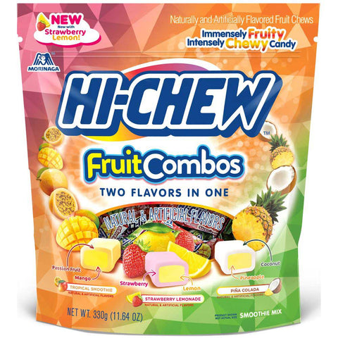Hi-Chew Fruit Combos - Display Ready Case, 11.65 Ounce -- 4 per case
