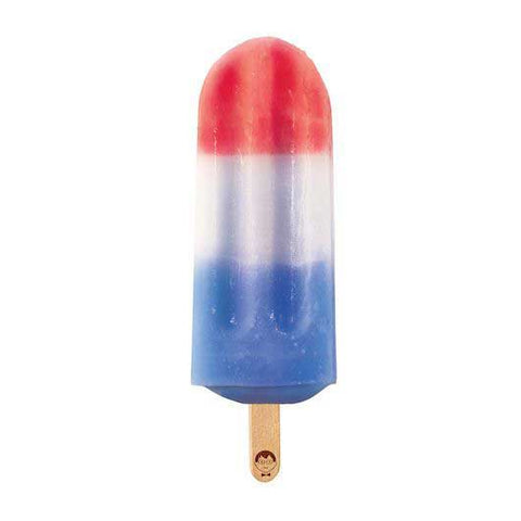 Jonnypops Red White and Boom Ice Pops -- 24 per case