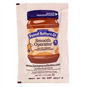 Peanut Butter and Co Smooth Operator Creamy Peanut Butter, 0.7 Ounce -- 200 per case.