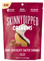 Skinny Dipped Dark Chocolate Salted Caramel Cashews, 3.5 Ounce -- 10 per case
