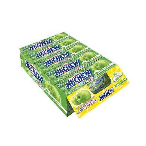 Hi Chew Green Apple Chewy Candy, 1.76 Ounce -- 180 per case