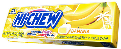 Hi Chew Banana Chewy Candy, 1.76 Ounce -- 180 per case.