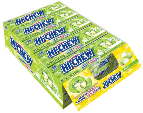 Hi Chew Kiwi Chewy Candy, 1.76 Ounce -- 180 per case.