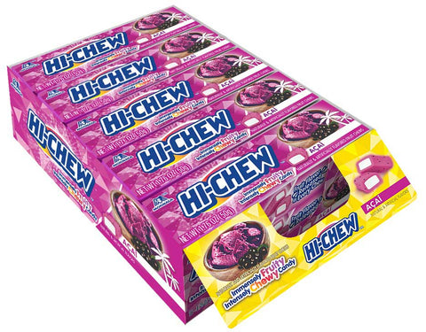 Hi Chew Acai Chewy Candy, 1.76 Ounce -- 180 per case.