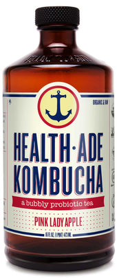 Health-Ade Pink Lady Apple Kombucha, 16 Fluid Ounce -- 6 per case