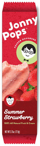 Jonnypops Strawberries and Creme Creamy Smoothie On a Stick -- 24 per case