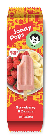 Jonnypops Strawberry Banana Creamy Smoothie On a Stick -- 96 per case