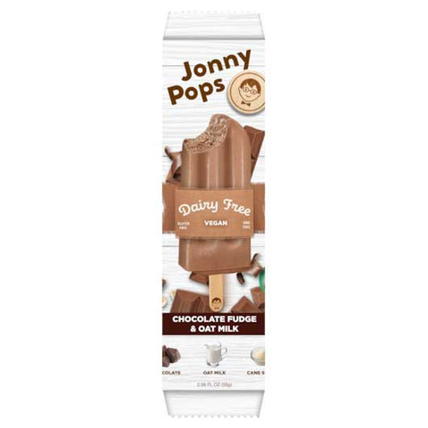 Jonny Pops Chocolate Fudge and Oat Milk Pops -- 24 per case
