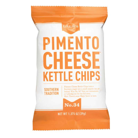 Lillies Q Pimento Cheese Kettle Chips, 0.087 Pound -- 40 per case.