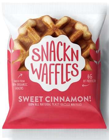 Snack N Waffles Cinnamon Waffles, 2.4 Ounce -- 96 per case