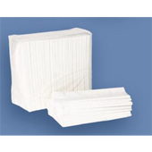 Value Essentials 1 Ply 1/8 Fold Dinner Napkin, 15 x 17 inch -- 5000 per case.