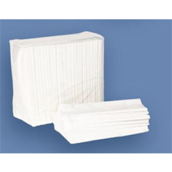 Value Essentials 1 Ply 1/8 Fold Dinner Napkin, 15 x 17 inch -- 5000 per case.