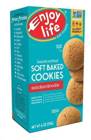 Enjoy Life Softbaked Snickerdoodle Cookie, 6 Ounce -- 6 per case