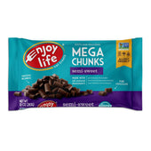 Enjoy Life Semi Sweet Mega Chocolate Chunk, 10 Ounce -- 12 per case