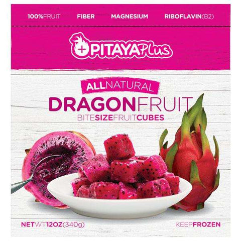 Pitaya Plus Dragon Fruit Cubes, 12 Ounce -- 8 per case