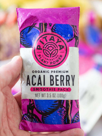 Pitaya Plus Orgaic Unsweetened Pure Acai Smoothie Pack, 13.2 Pound