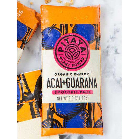 Pitaya Plus Organic Sweetened Acai with Guaran Smoothie Pack, 100 Gram -- 60 per case